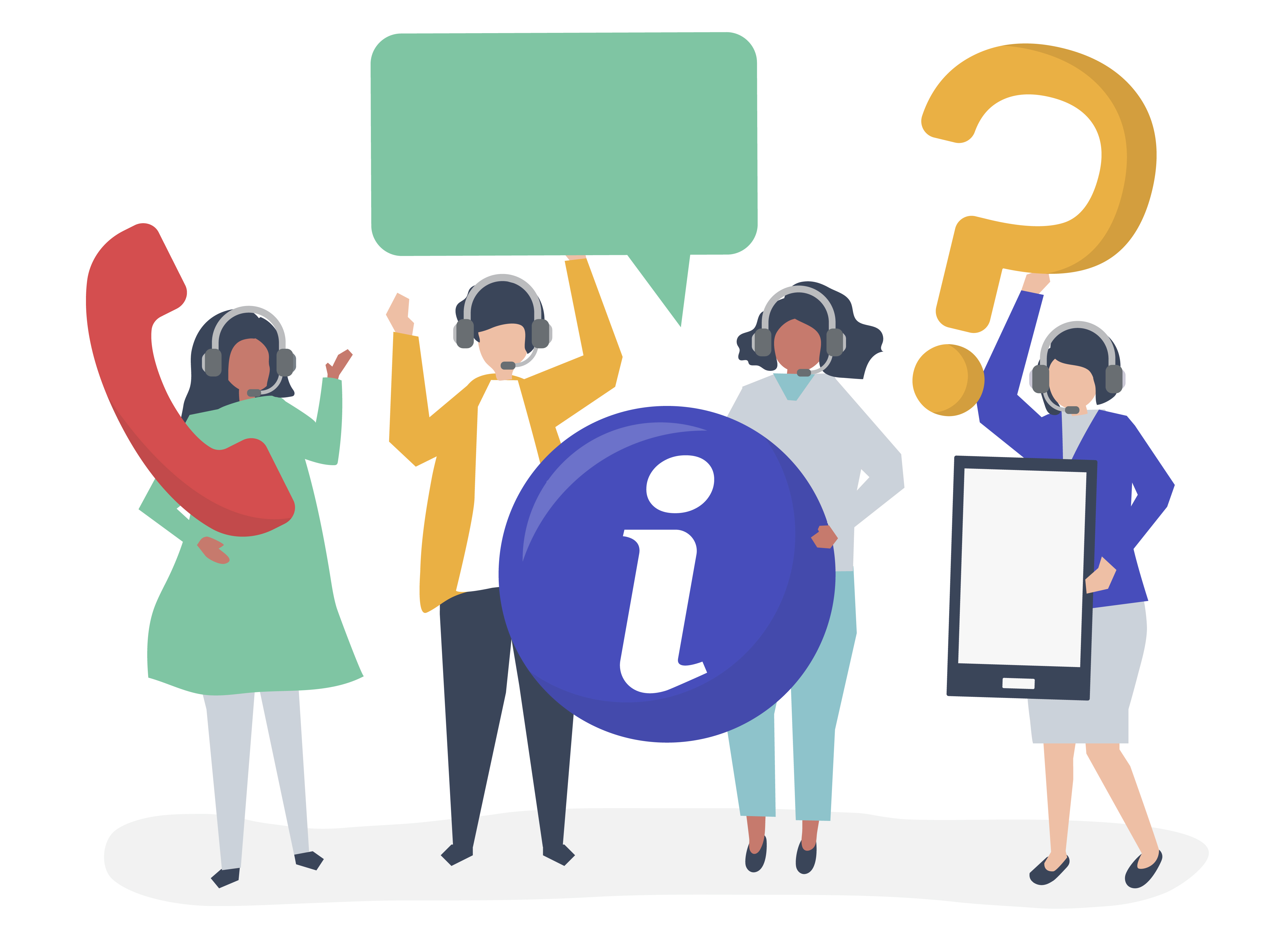 Inquiry support visual placeholder
